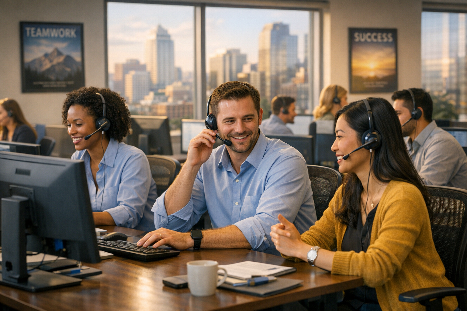 Call Center Desk